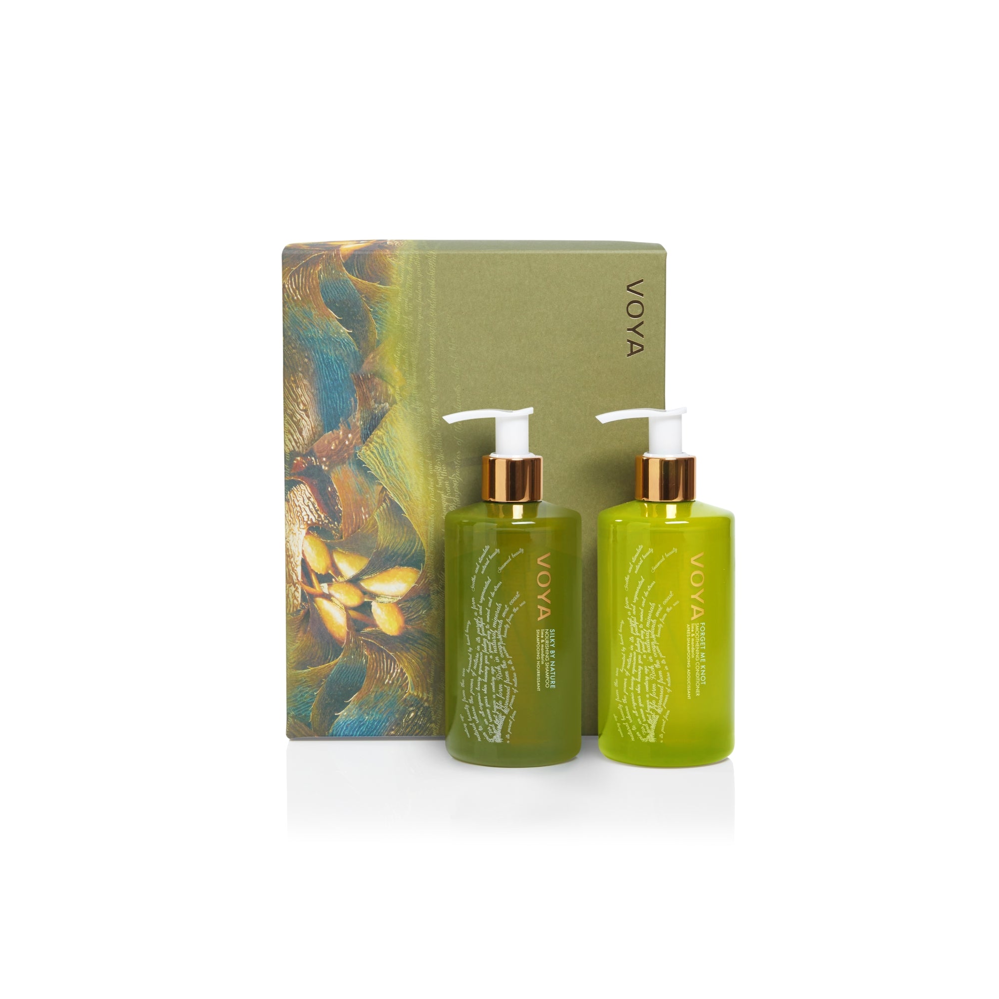 VOYAHairGiftSetSilkyByNatureandForgetMeKnot