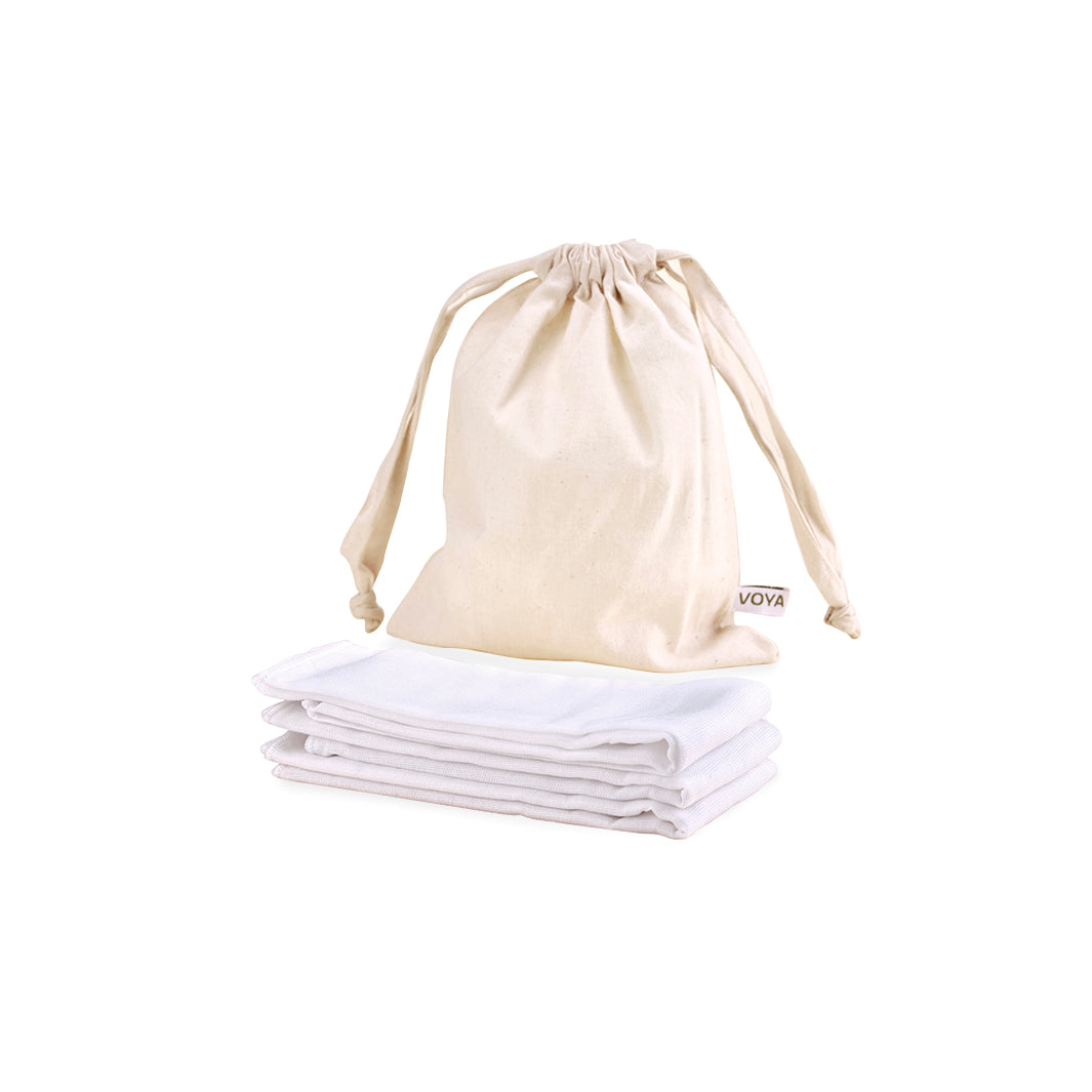 VOYAOrganicmuslinfacialcloths
